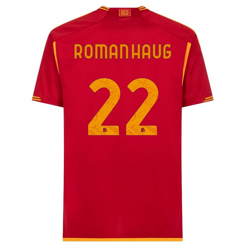 Kinder Sophie Roman Haug #22 Rot Heimtrikot Trikot 2023/24 T-Shirt Schweiz