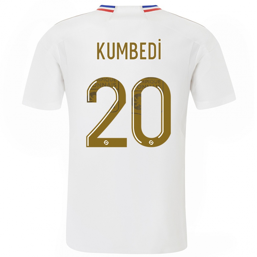 Kinder Saël Kumbedi #20 Weiß Heimtrikot Trikot 2023/24 T-Shirt Schweiz