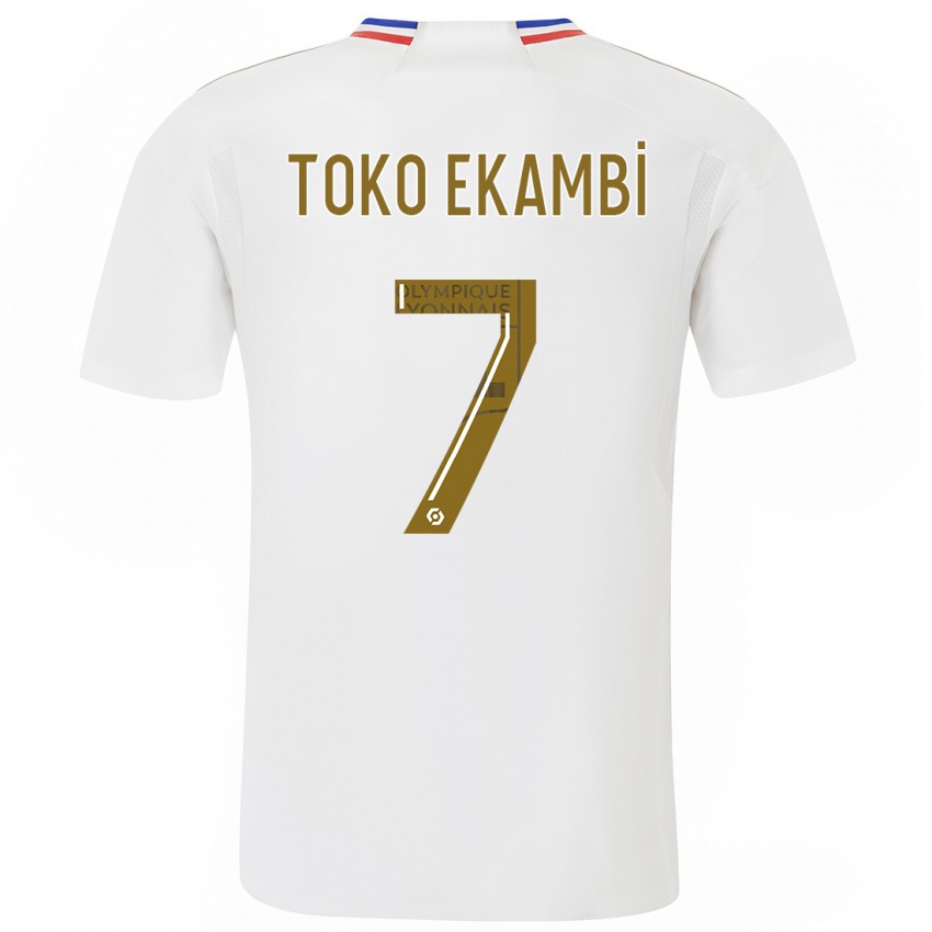 Kinder Karl Toko Ekambi #7 Weiß Heimtrikot Trikot 2023/24 T-Shirt Schweiz