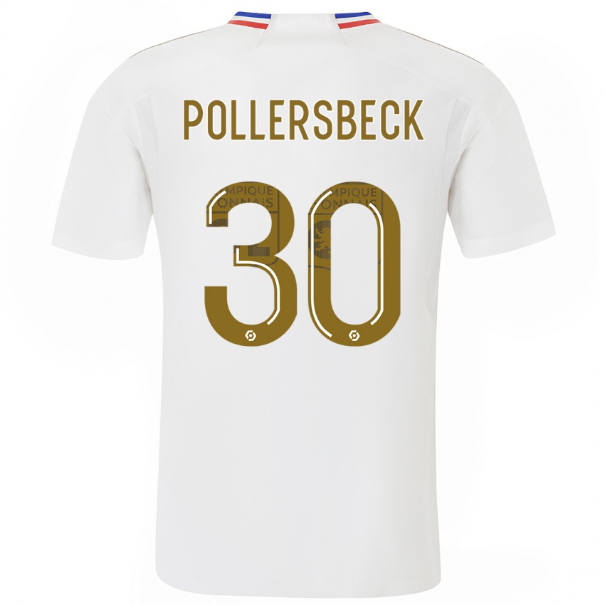Kinder Julian Pollersbeck #30 Weiß Heimtrikot Trikot 2023/24 T-Shirt Schweiz
