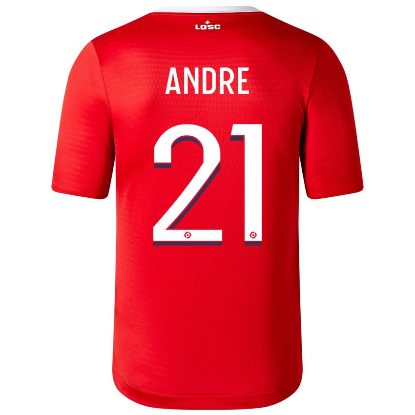 Kinder Benjamin André #21 Rot Heimtrikot Trikot 2023/24 T-Shirt Schweiz