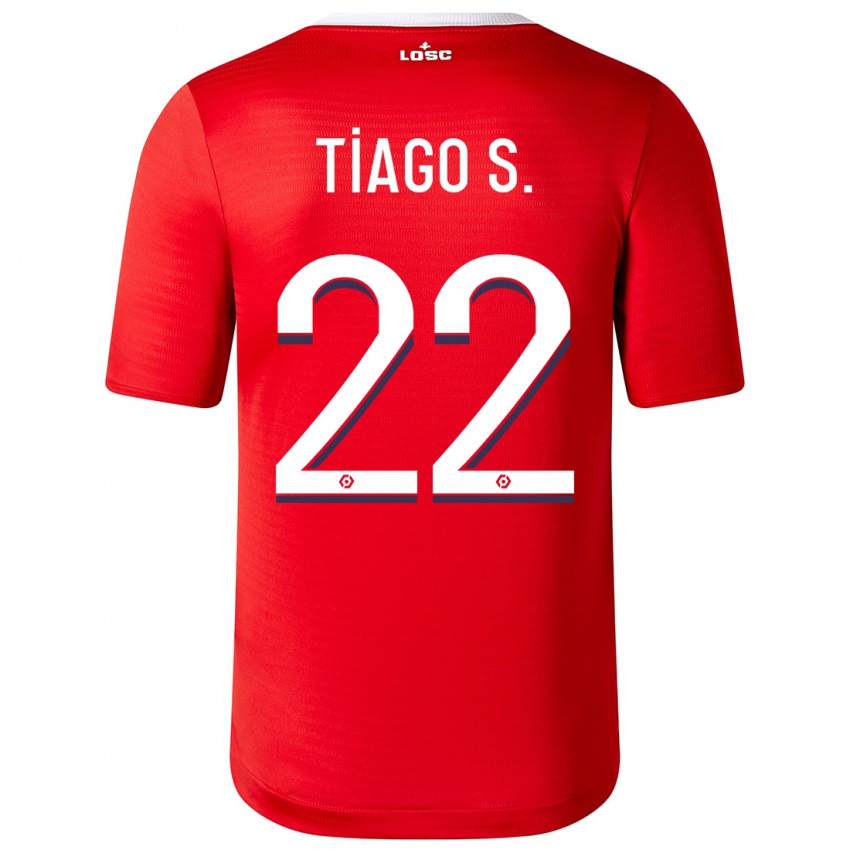 Kinder Tiago Santos #22 Rot Heimtrikot Trikot 2023/24 T-Shirt Schweiz