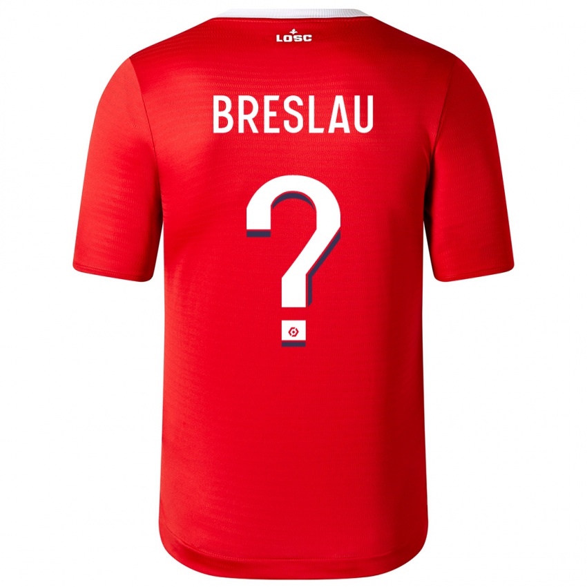 Kinder Jessy Breslau #0 Rot Heimtrikot Trikot 2023/24 T-Shirt Schweiz