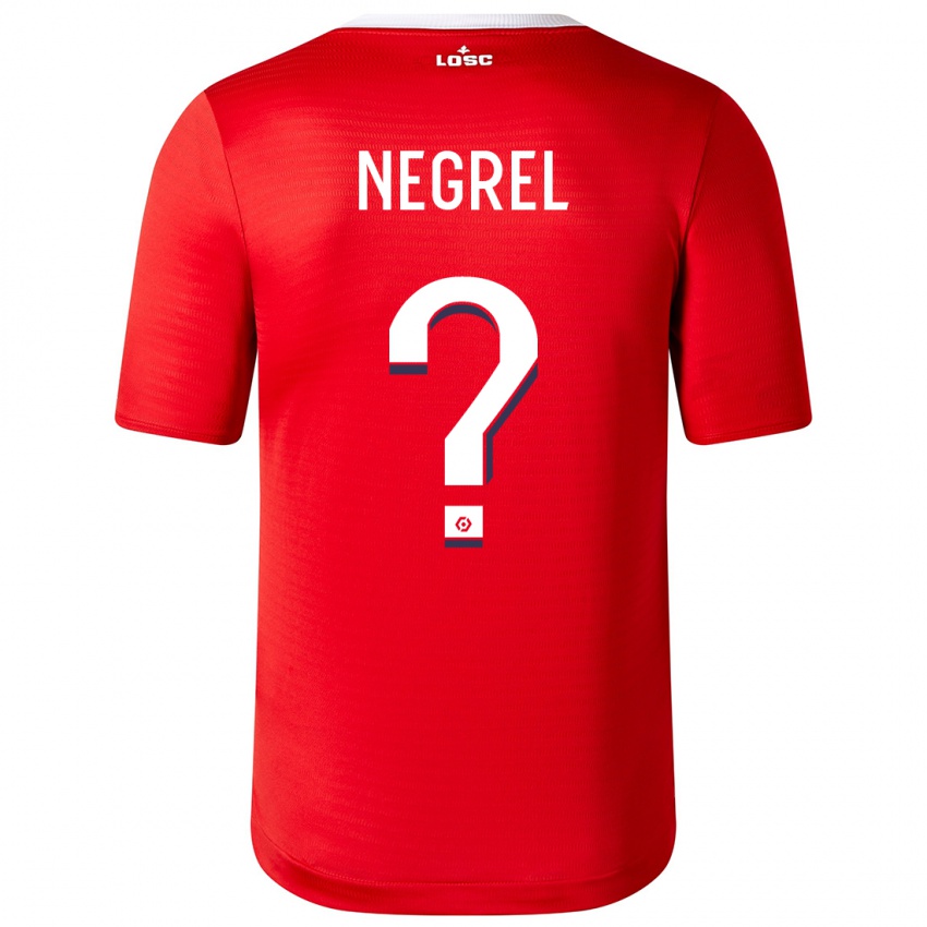 Kinder Tom Negrel #0 Rot Heimtrikot Trikot 2023/24 T-Shirt Schweiz