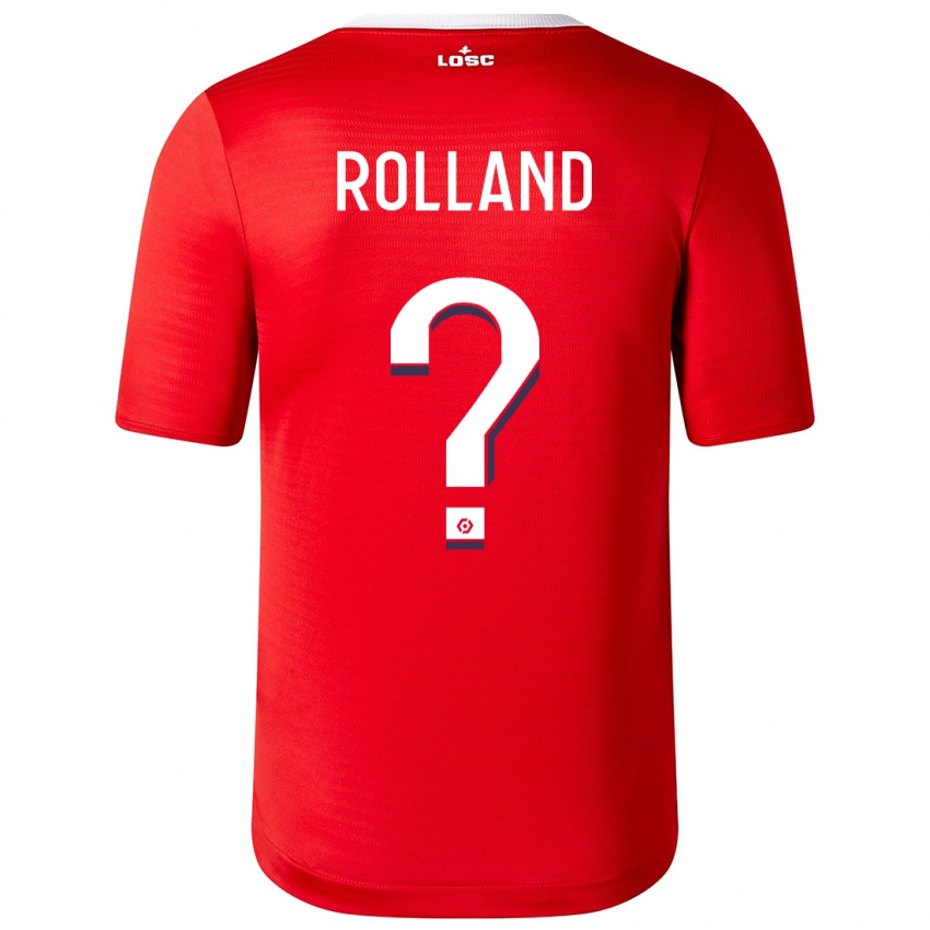 Kinder Baptiste Rolland #0 Rot Heimtrikot Trikot 2023/24 T-Shirt Schweiz