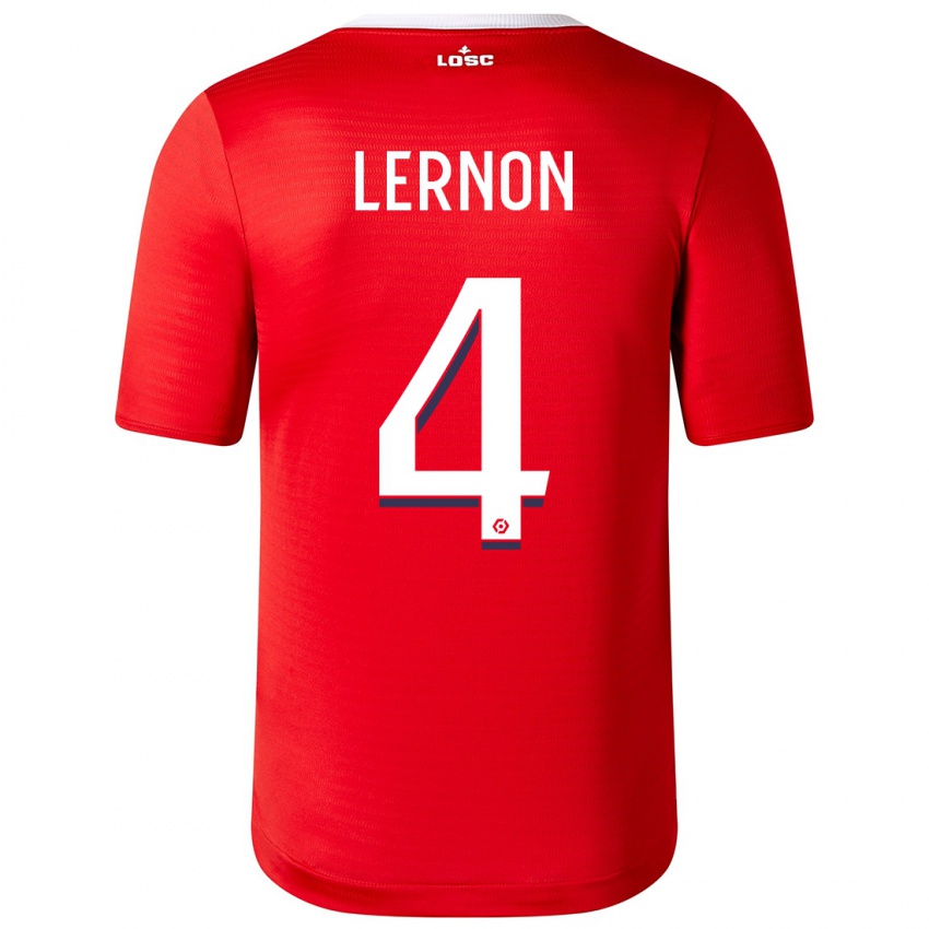 Kinder Jessica Lernon #4 Rot Heimtrikot Trikot 2023/24 T-Shirt Schweiz