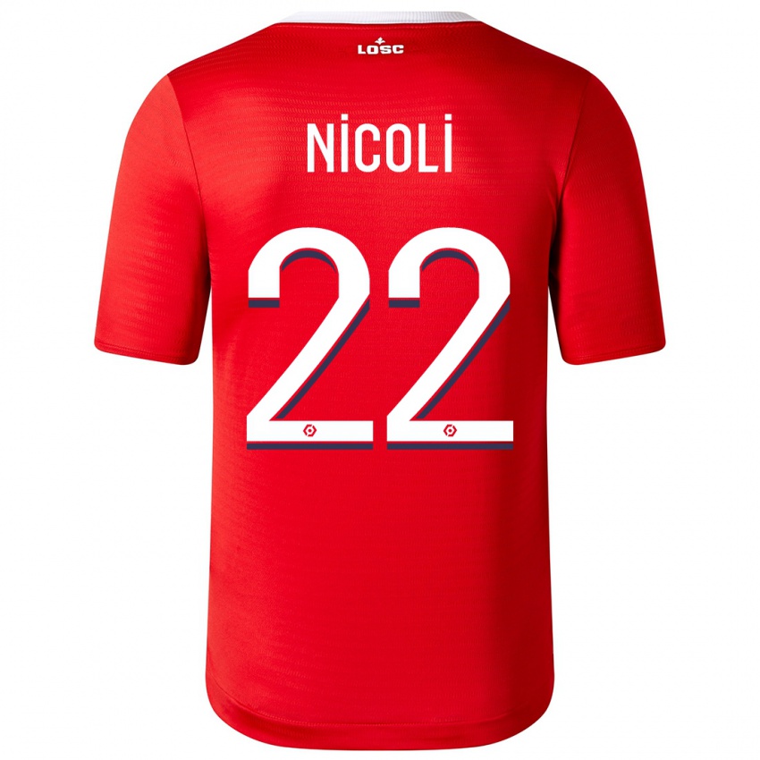 Kinder Morgane Nicoli #22 Rot Heimtrikot Trikot 2023/24 T-Shirt Schweiz