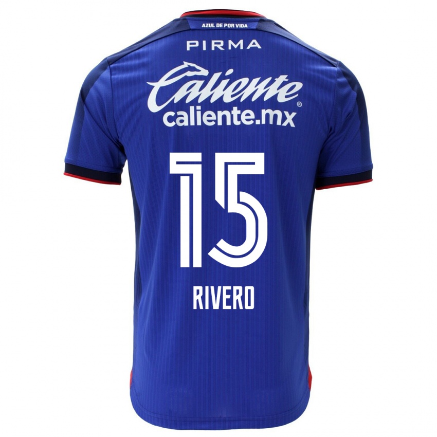 Kinder Ignacio Rivero #15 Blau Heimtrikot Trikot 2023/24 T-Shirt Schweiz