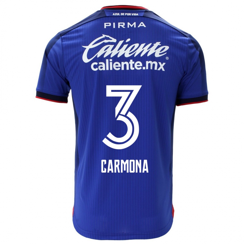 Kinder Edith Carmona #3 Blau Heimtrikot Trikot 2023/24 T-Shirt Schweiz