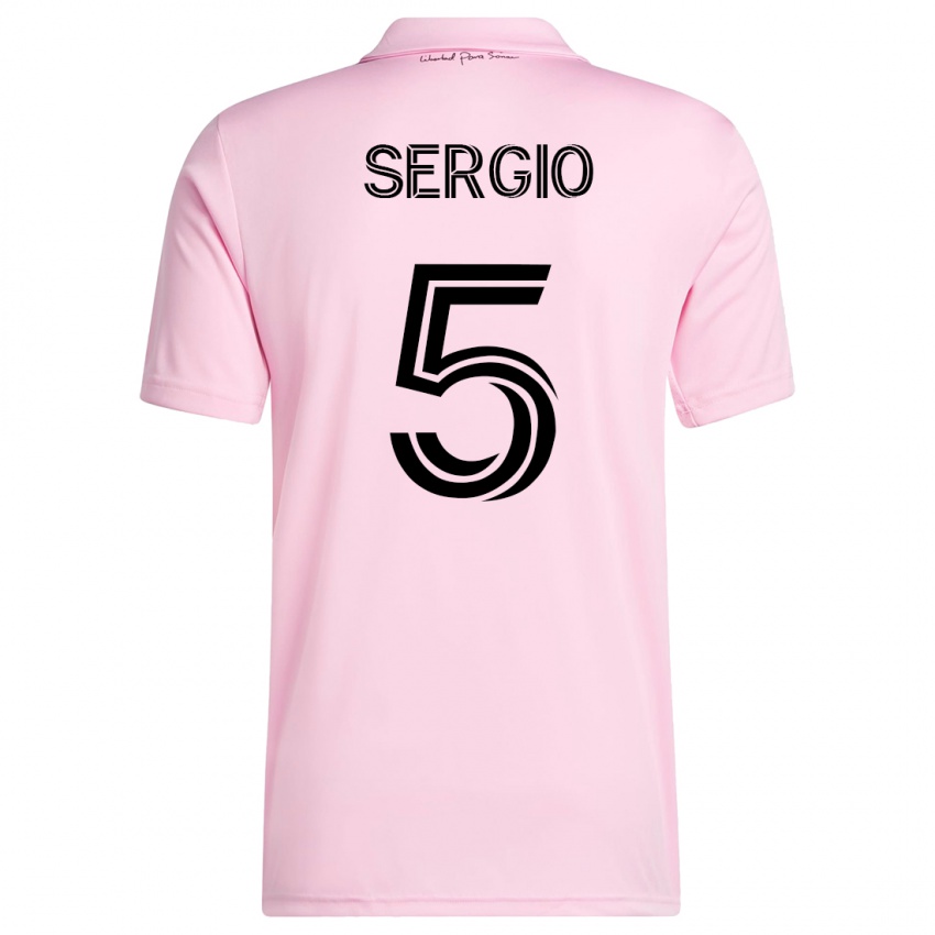 Kinder Sergio Busquets #5 Rosa Heimtrikot Trikot 2023/24 T-Shirt Schweiz