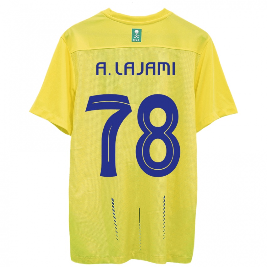 Kinder Ali Lajami #78 Gelb Heimtrikot Trikot 2023/24 T-Shirt Schweiz