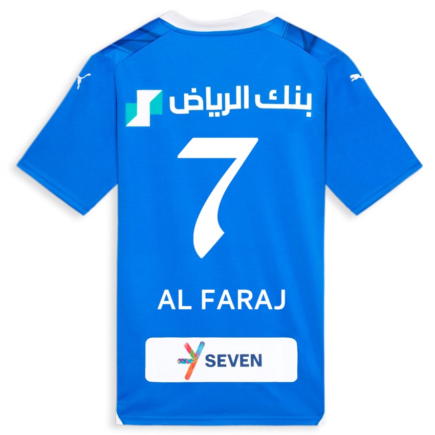Kinder Salman Al-Faraj #7 Blau Heimtrikot Trikot 2023/24 T-Shirt Schweiz