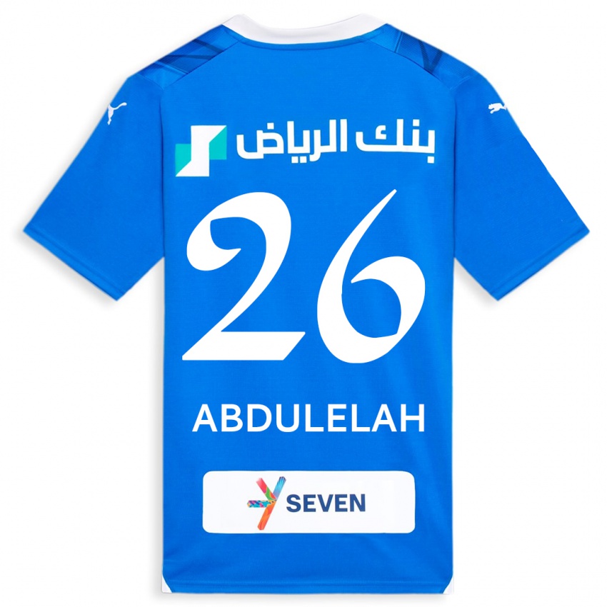 Kinder Abdulelah Al-Malki #26 Blau Heimtrikot Trikot 2023/24 T-Shirt Schweiz