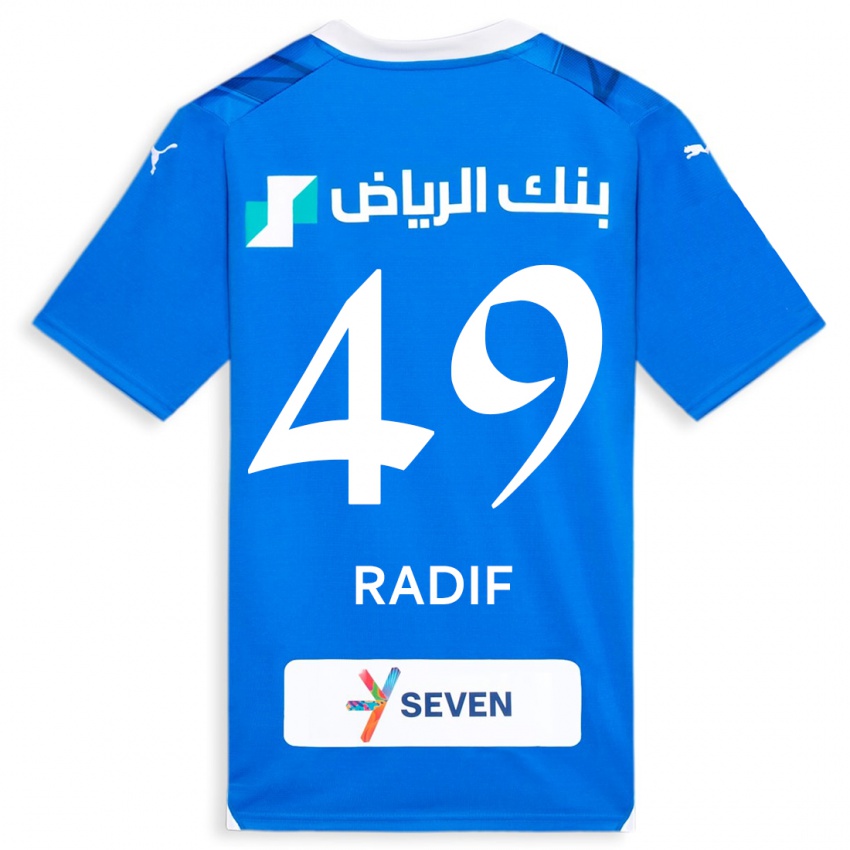 Kinder Abdullah Radif #49 Blau Heimtrikot Trikot 2023/24 T-Shirt Schweiz