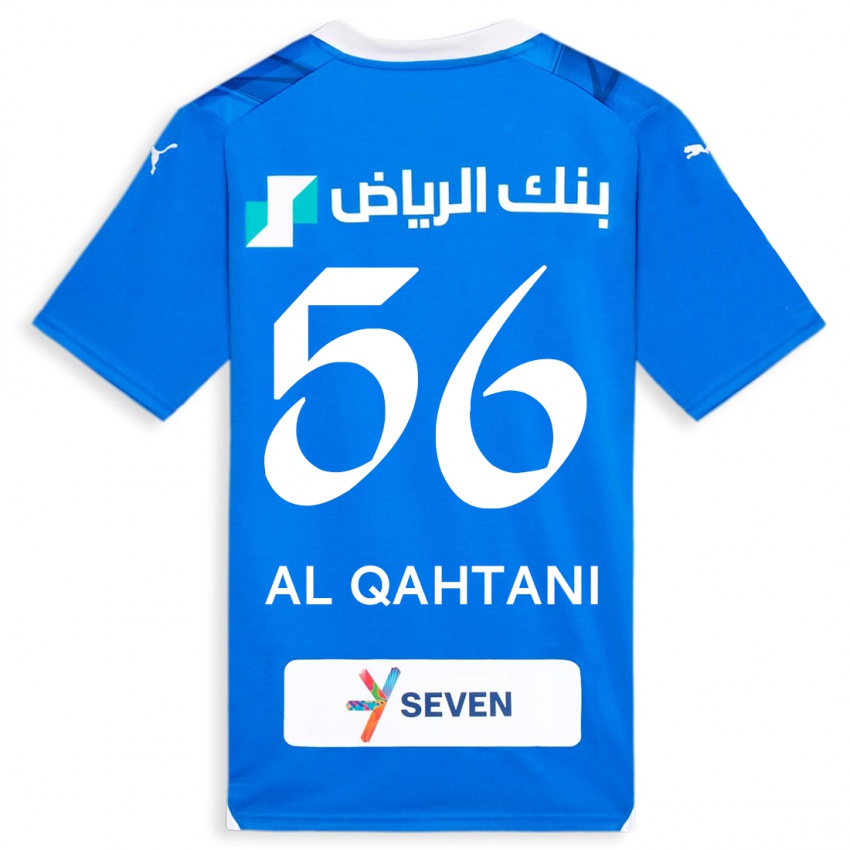 Kinder Mohammed Al-Qahtani #56 Blau Heimtrikot Trikot 2023/24 T-Shirt Schweiz