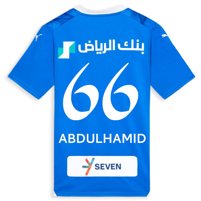 Kinder Saud Abdulhamid #66 Blau Heimtrikot Trikot 2023/24 T-Shirt Schweiz