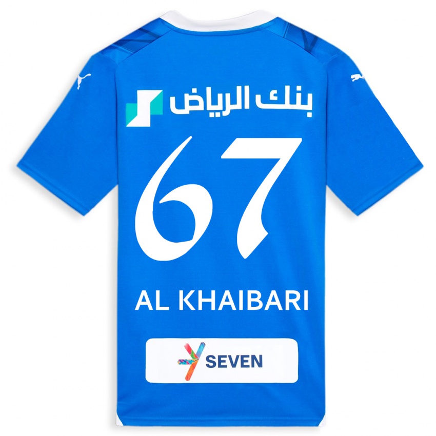 Kinder Mohammed Al-Khaibari #67 Blau Heimtrikot Trikot 2023/24 T-Shirt Schweiz