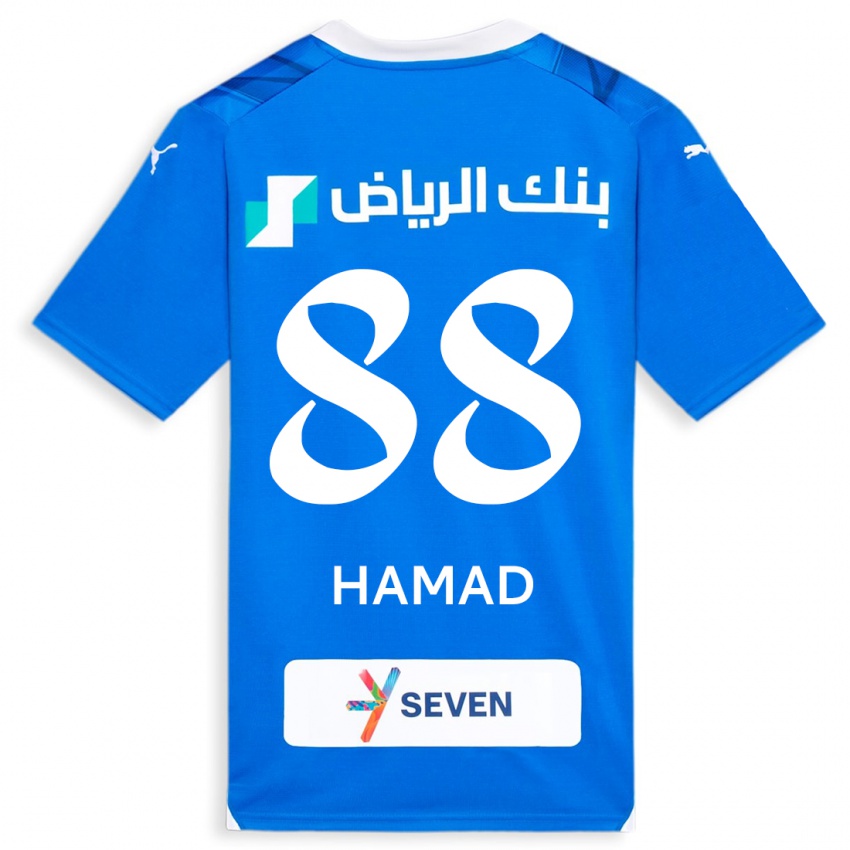 Kinder Hamad Al-Yami #88 Blau Heimtrikot Trikot 2023/24 T-Shirt Schweiz