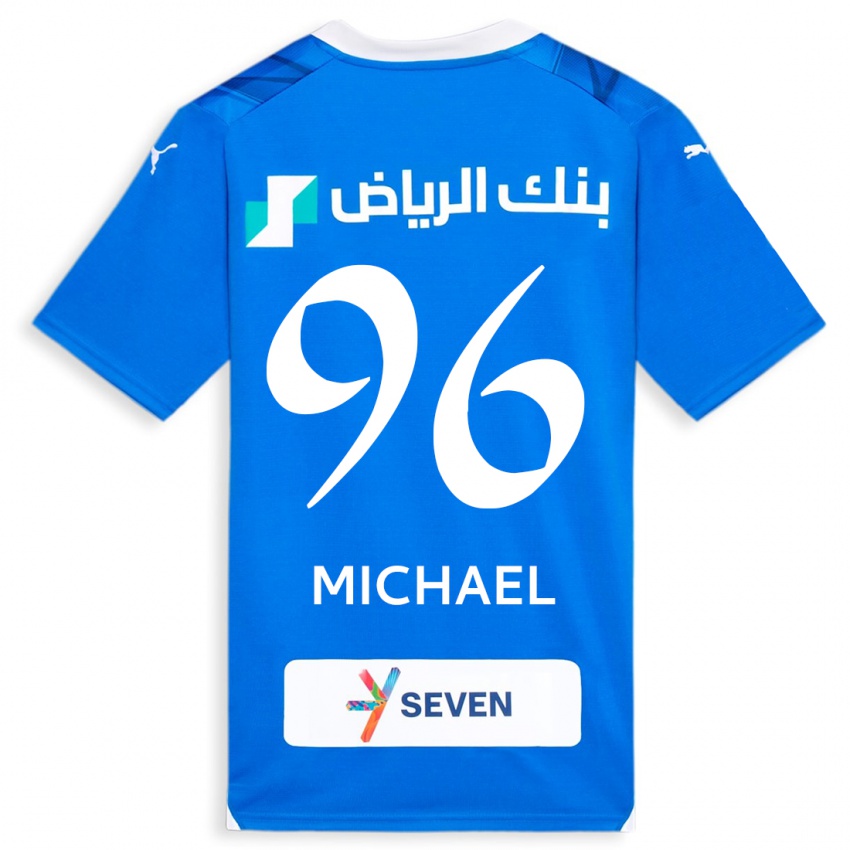 Kinder Michael #96 Blau Heimtrikot Trikot 2023/24 T-Shirt Schweiz