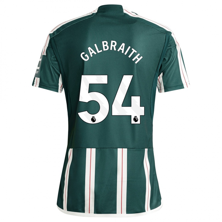 Enfant Maillot Ethan Galbraith #54 Vert Foncé Tenues Extérieur 2023/24 T-Shirt Suisse