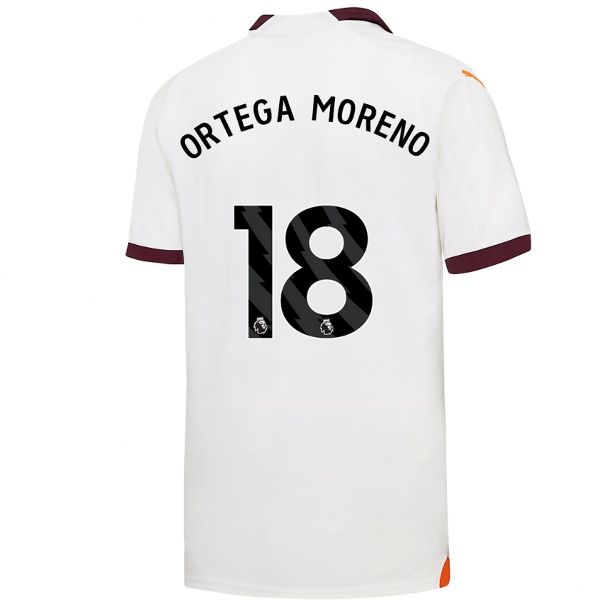 Kinder Stefan Ortega Moreno #18 Weiß Auswärtstrikot Trikot 2023/24 T-Shirt Schweiz