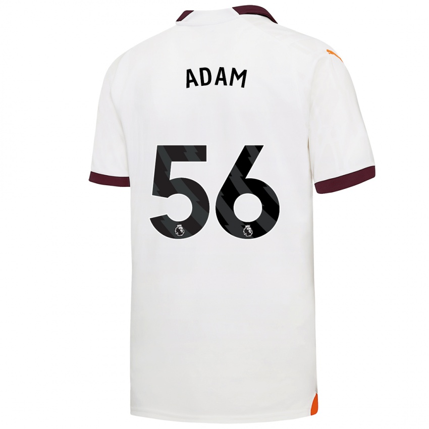 Kinder Josh Adam #56 Weiß Auswärtstrikot Trikot 2023/24 T-Shirt Schweiz