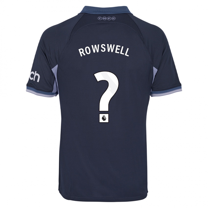 Kinder James Rowswell #0 Dunkelblau Auswärtstrikot Trikot 2023/24 T-Shirt Schweiz