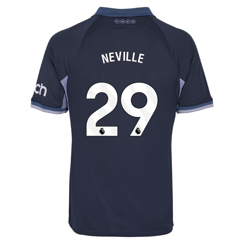 Kinder Ashleigh Neville #29 Dunkelblau Auswärtstrikot Trikot 2023/24 T-Shirt Schweiz