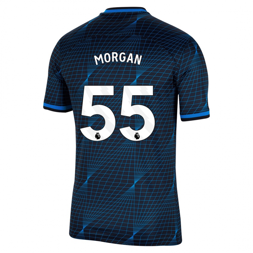 Kinder Jimmy-Jay Morgan #55 Dunkelblau Auswärtstrikot Trikot 2023/24 T-Shirt Schweiz