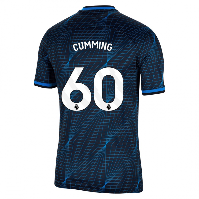 Kinder Jamie Cumming #60 Dunkelblau Auswärtstrikot Trikot 2023/24 T-Shirt Schweiz