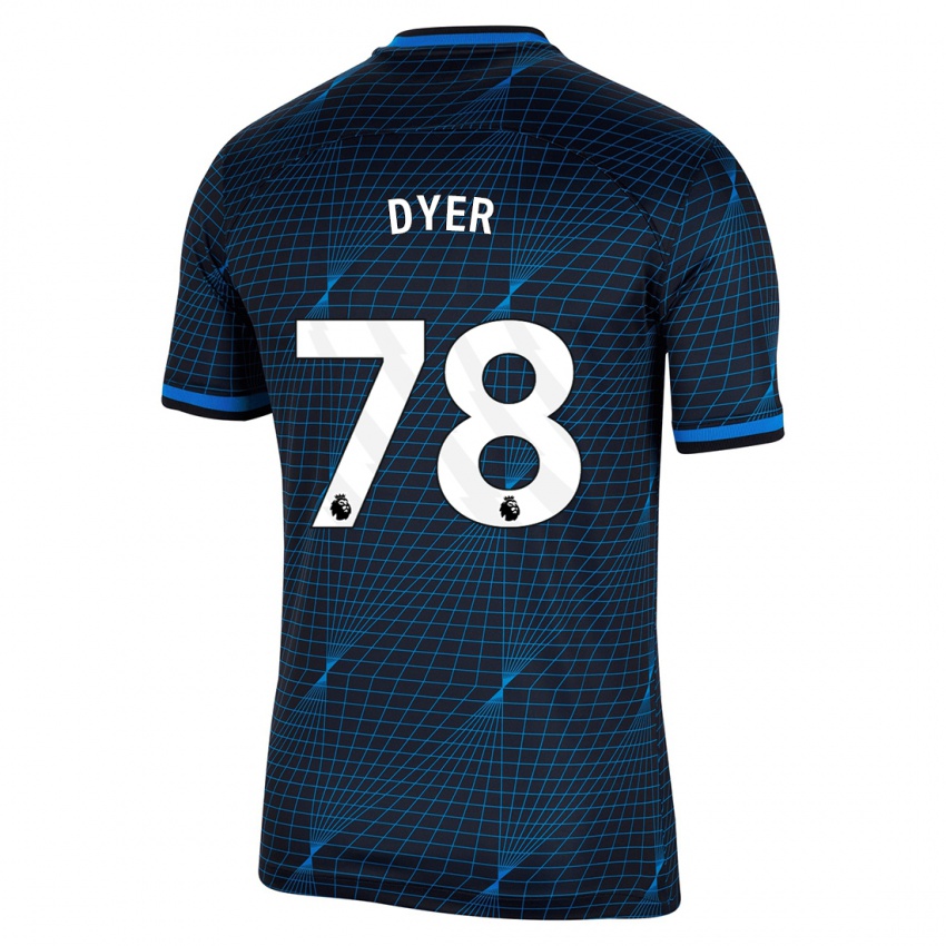 Kinder Kiano Dyer #78 Dunkelblau Auswärtstrikot Trikot 2023/24 T-Shirt Schweiz