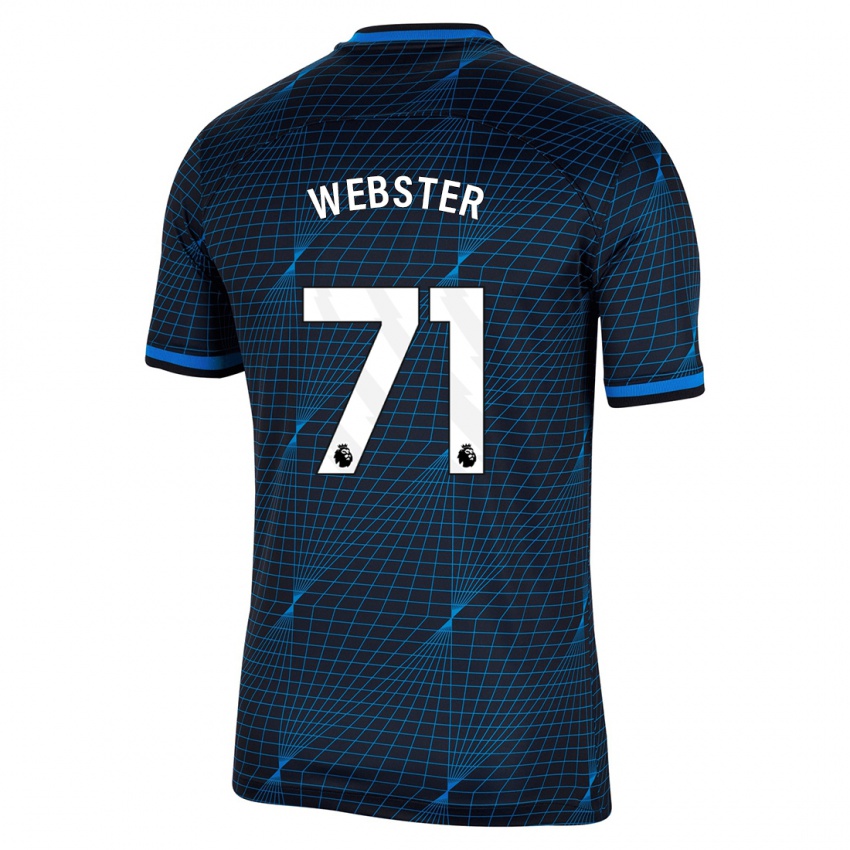 Kinder Charlie Webster #71 Dunkelblau Auswärtstrikot Trikot 2023/24 T-Shirt Schweiz