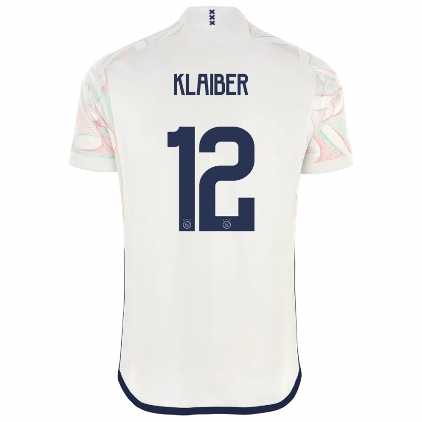 Kinder Sean Klaiber #12 Weiß Auswärtstrikot Trikot 2023/24 T-Shirt Schweiz