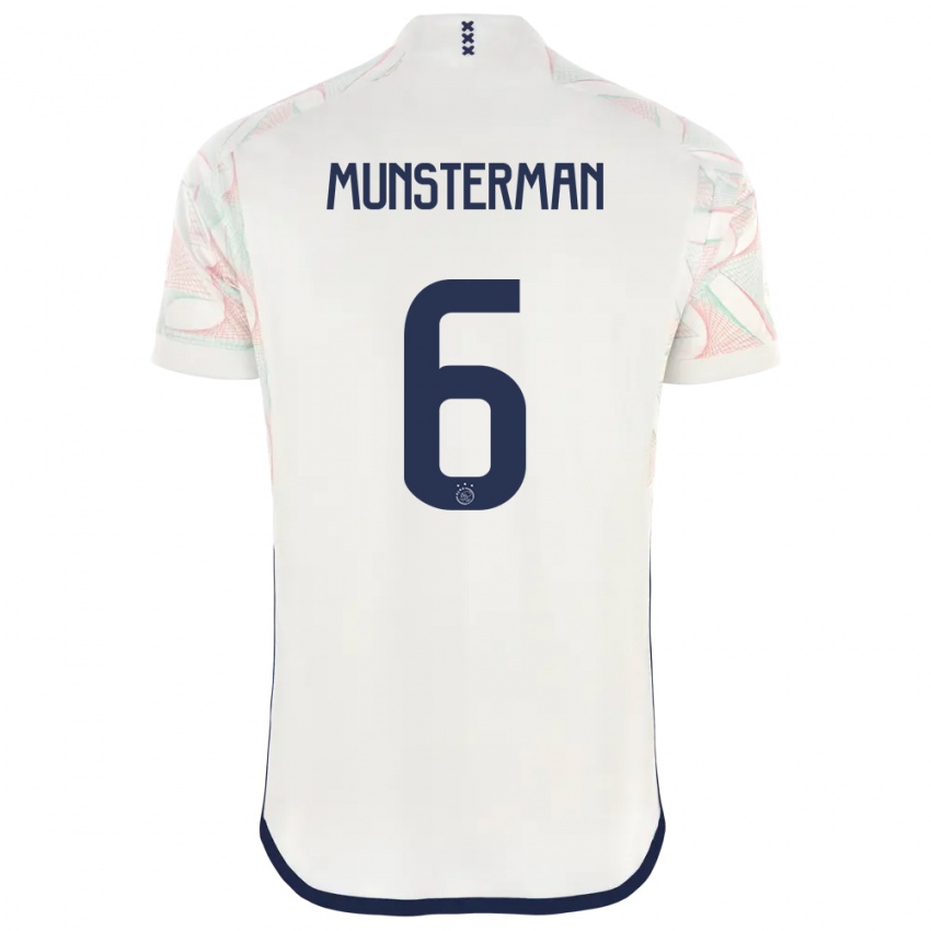 Kinder Marthe Munsterman #6 Weiß Auswärtstrikot Trikot 2023/24 T-Shirt Schweiz
