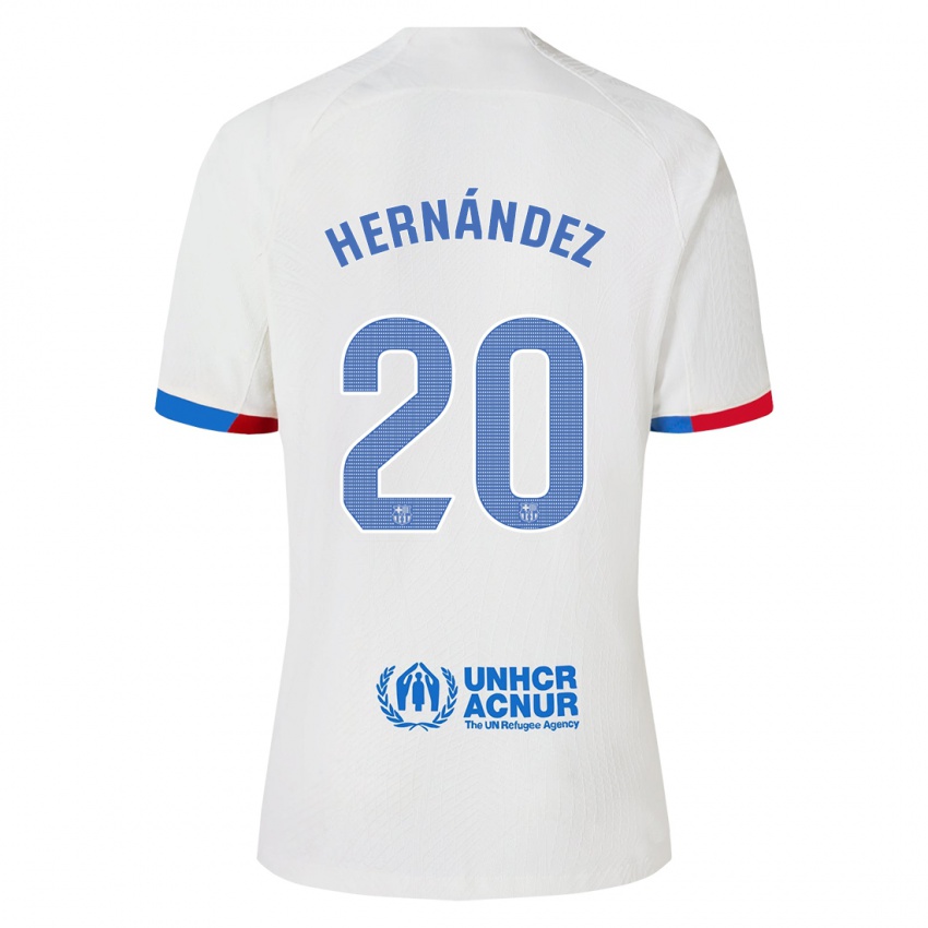 Kinder Unai Hernández #20 Weiß Auswärtstrikot Trikot 2023/24 T-Shirt Schweiz