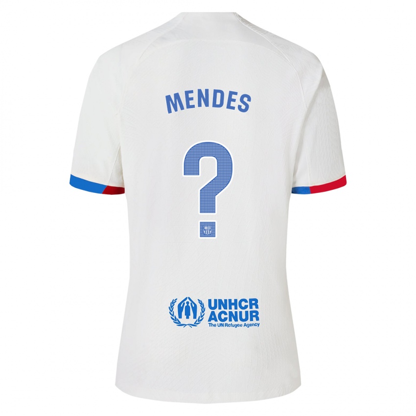 Kinder João Mendes #0 Weiß Auswärtstrikot Trikot 2023/24 T-Shirt Schweiz
