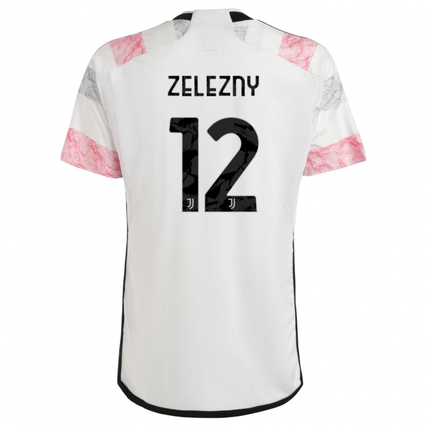 Kinder Radoslaw Zelezny #12 Weiß Rosa Auswärtstrikot Trikot 2023/24 T-Shirt Schweiz