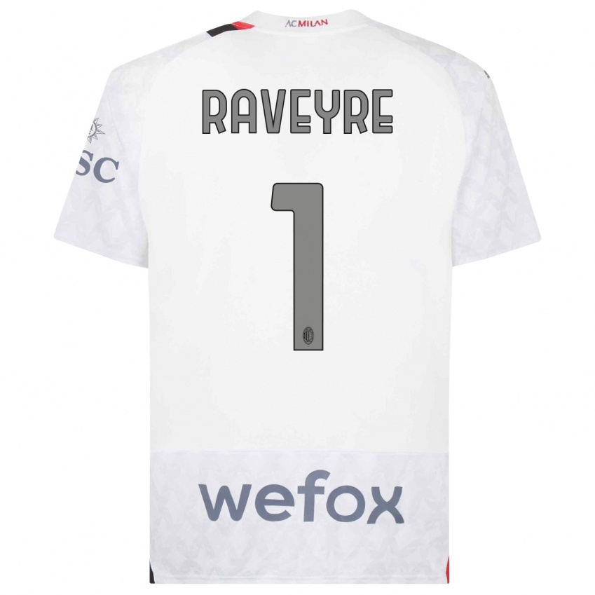 Kinder Noah Raveyre #1 Weiß Auswärtstrikot Trikot 2023/24 T-Shirt Schweiz