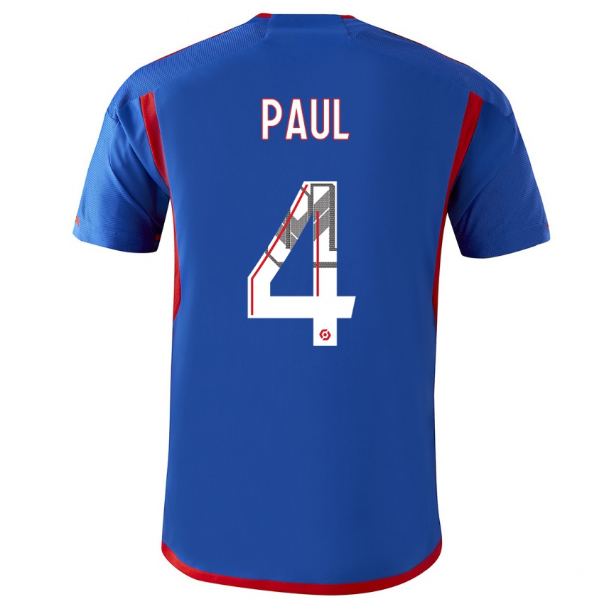 Kinder Paul Akouokou #0 Blau Rot Auswärtstrikot Trikot 2023/24 T-Shirt Schweiz