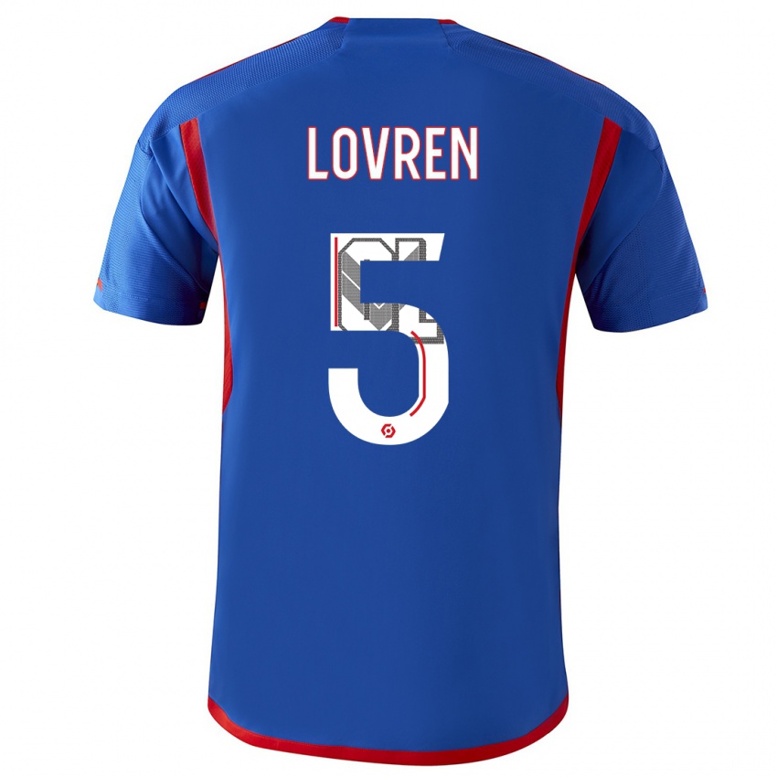 Kinder Dejan Lovren #5 Blau Rot Auswärtstrikot Trikot 2023/24 T-Shirt Schweiz