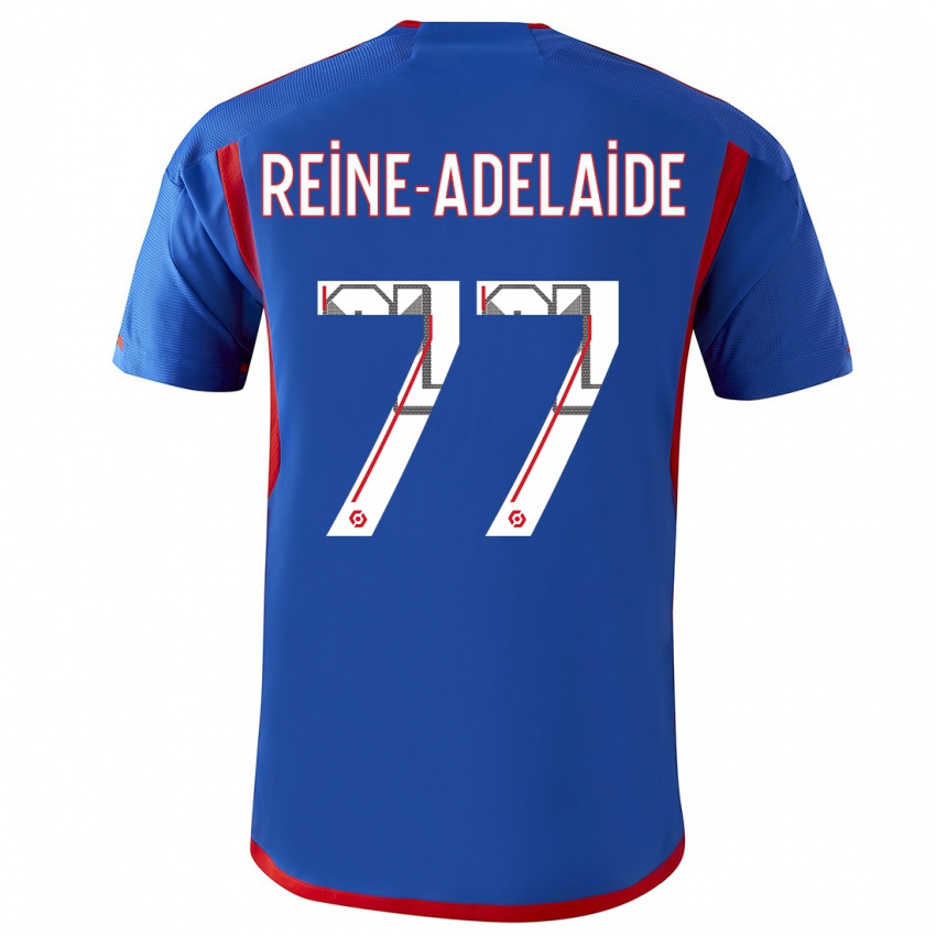 Kinder Jeff Reine-Adelaide #77 Blau Rot Auswärtstrikot Trikot 2023/24 T-Shirt Schweiz