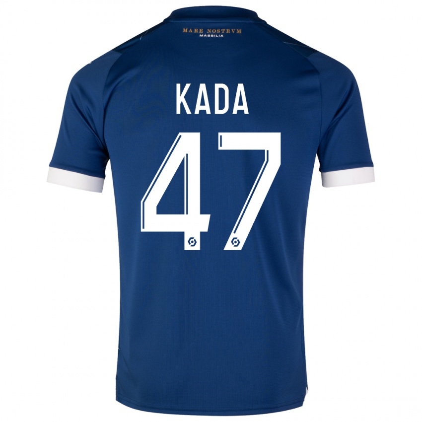 Kinder Joakim Kada #47 Dunkelblau Auswärtstrikot Trikot 2023/24 T-Shirt Schweiz