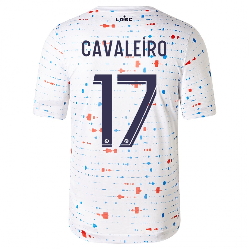 Kinder Ivan Cavaleiro #17 Weiß Auswärtstrikot Trikot 2023/24 T-Shirt Schweiz