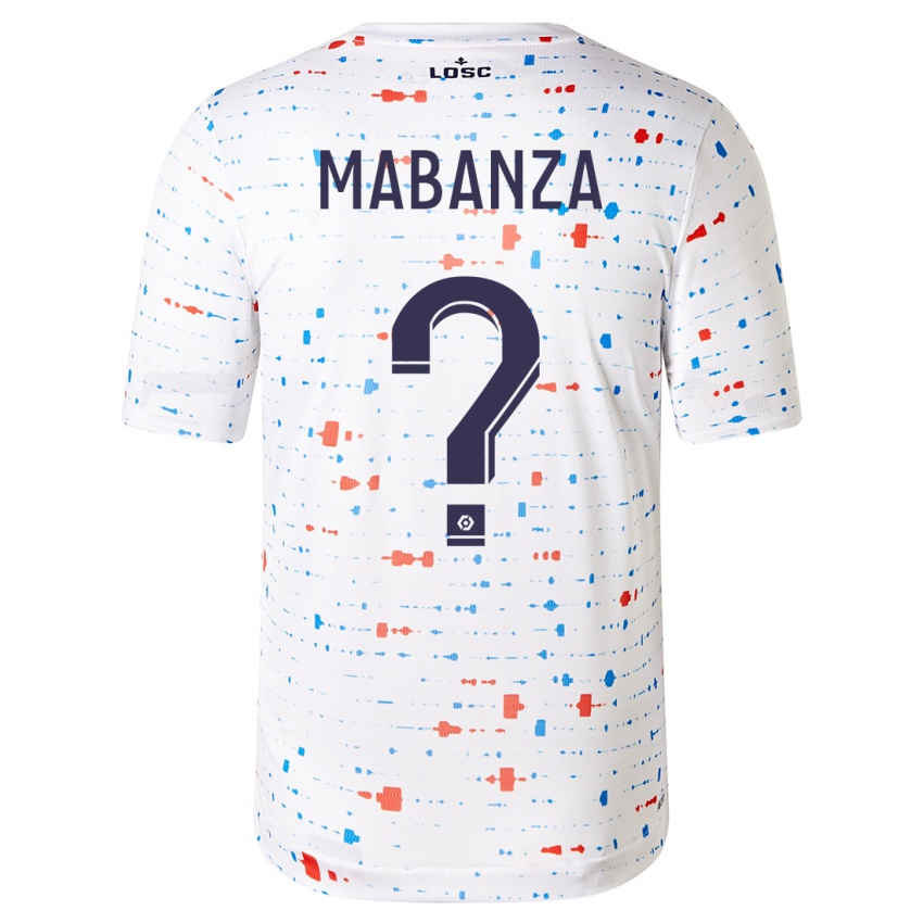 Kinder Carmel Mabanza #0 Weiß Auswärtstrikot Trikot 2023/24 T-Shirt Schweiz