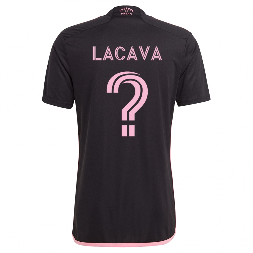 Kinder Jake Lacava #0 Schwarz Auswärtstrikot Trikot 2023/24 T-Shirt Schweiz