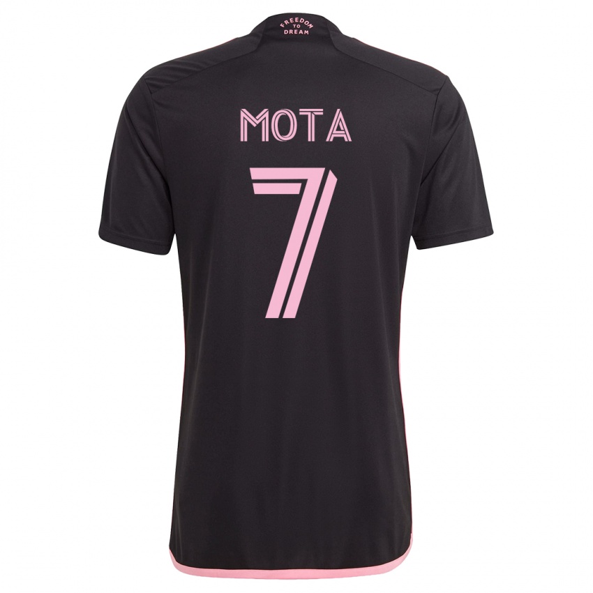 Kinder Jean Mota #7 Schwarz Auswärtstrikot Trikot 2023/24 T-Shirt Schweiz