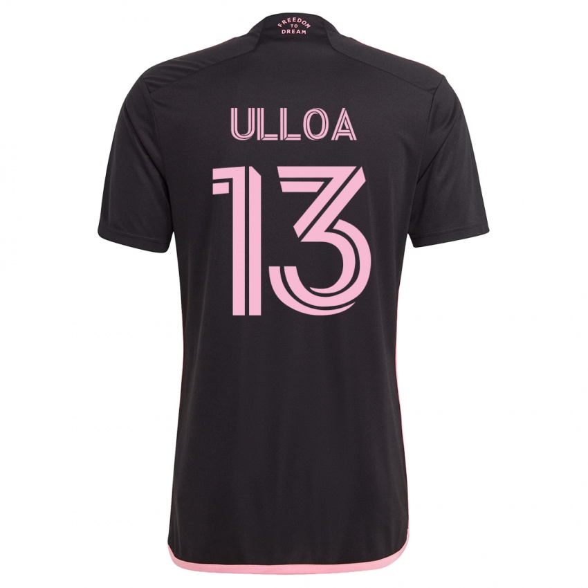 Kinder Víctor Ulloa #13 Schwarz Auswärtstrikot Trikot 2023/24 T-Shirt Schweiz