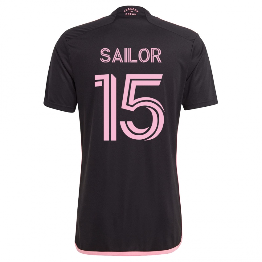 Kinder Ryan Sailor #15 Schwarz Auswärtstrikot Trikot 2023/24 T-Shirt Schweiz