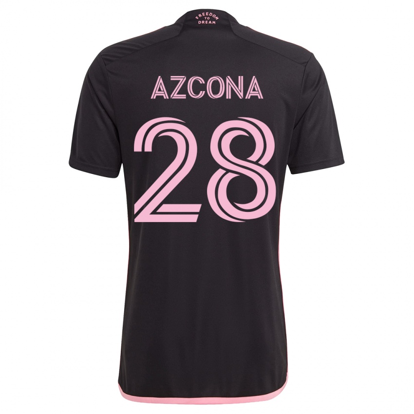 Kinder Edison Azcona #28 Schwarz Auswärtstrikot Trikot 2023/24 T-Shirt Schweiz