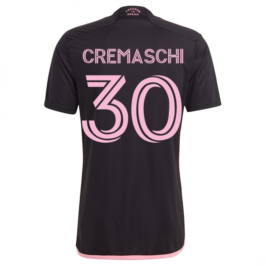 Kinder Benja Cremaschi #30 Schwarz Auswärtstrikot Trikot 2023/24 T-Shirt Schweiz